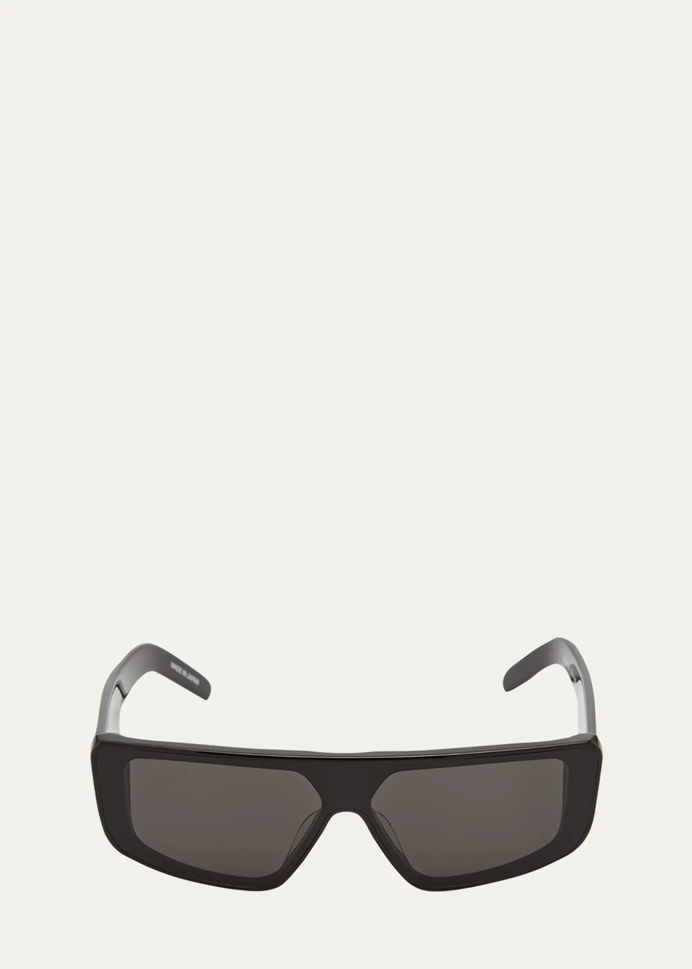 Rick OwensMen's Performa Flat-Top Shield Sunglasses
