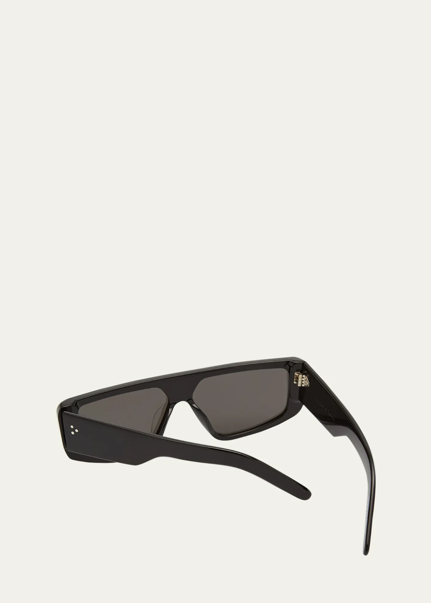 Rick OwensMen's Performa Flat-Top Shield Sunglasses