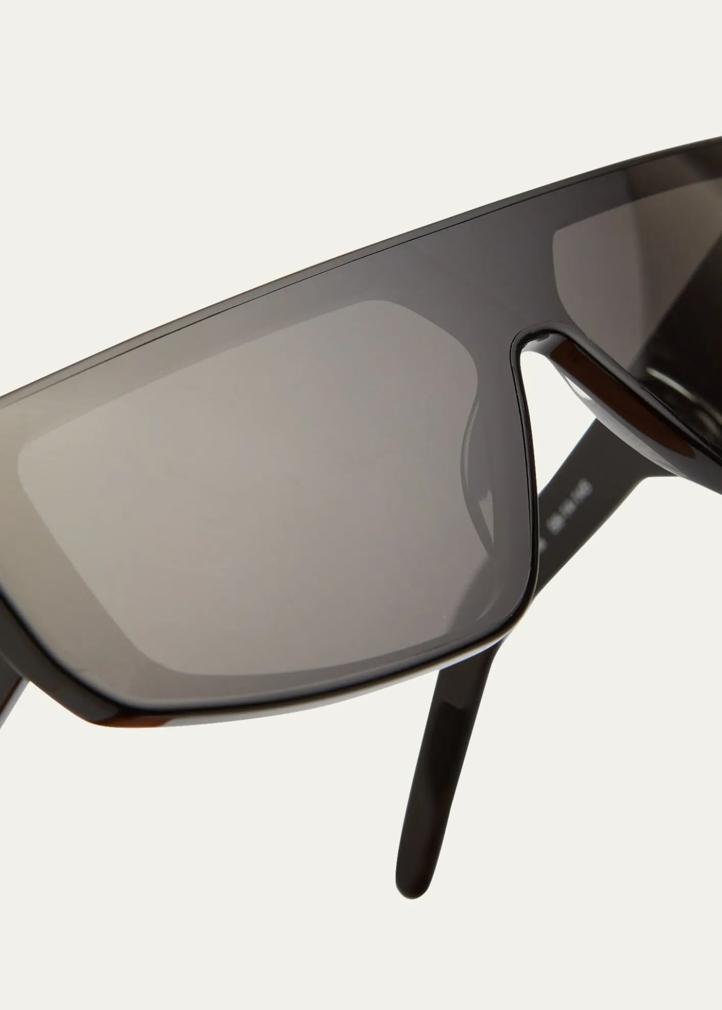 Rick OwensMen's Performa Flat-Top Shield Sunglasses
