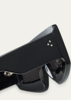 Rick OwensMen's Phleg Acetate Rectangle Sunglasses