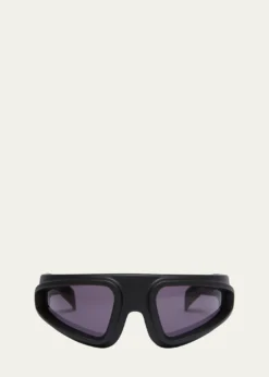Rick OwensMen's Ryder Acetate and Nylon Wrap-Around Sunglasses