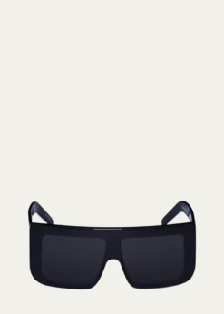Rick OwensMen's Thick Flat-Top Square Sunglasses