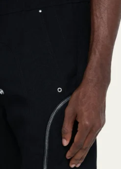 Rick OwensMen's Zipped Wool Drawstring Pants