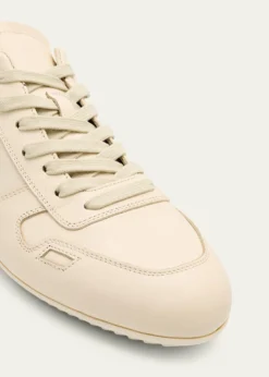 Rick OwensMinimal Leather Low-Top Sneakers