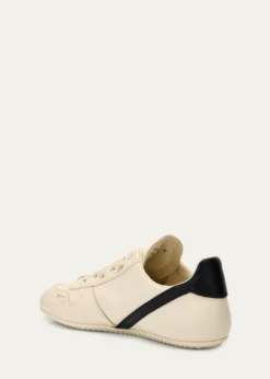 Rick OwensMinimal Leather Low-Top Sneakers