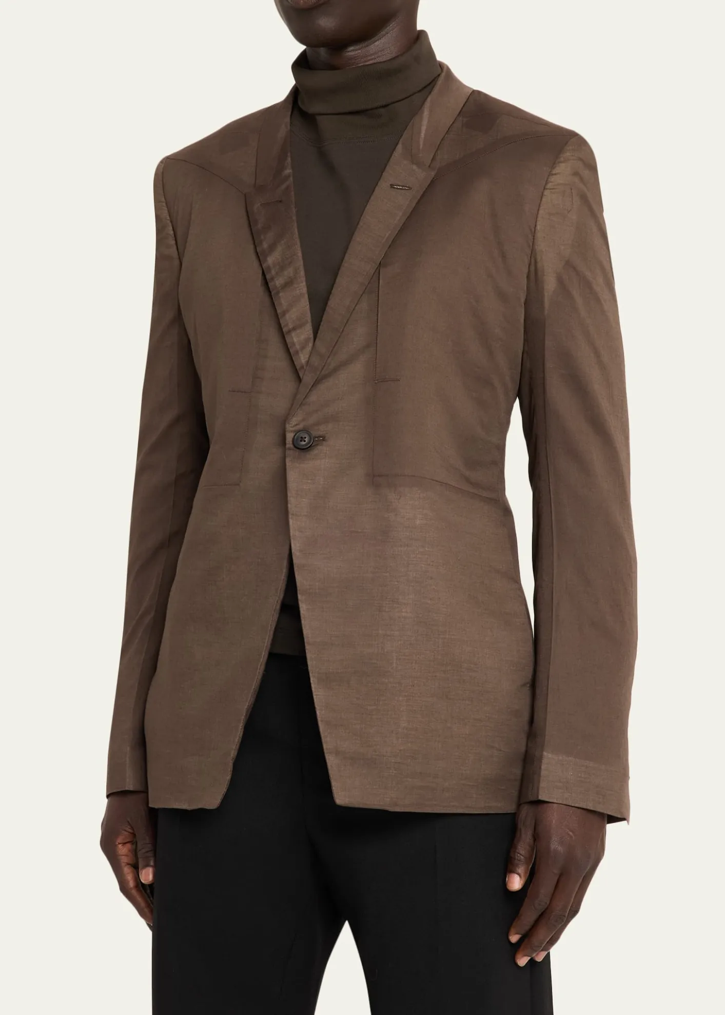 Rick OwensSlim-Fit Cotton Blazer