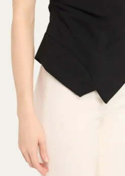 RoheDraped One-Shoulder Top