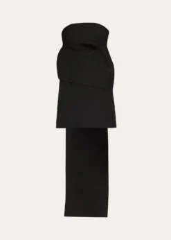 RoheSculptural Sash Mini Dress