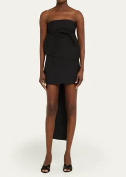 RoheSculptural Sash Mini Dress