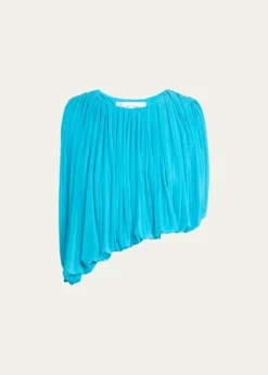 Ronny KoboChelly Sleeveless Asymmetric Draped Jersey Top