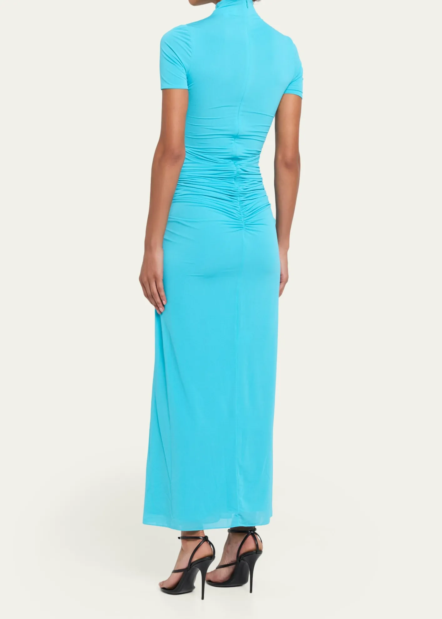 Ronny KoboEnid Ruched Tissue Jersey Maxi Dress