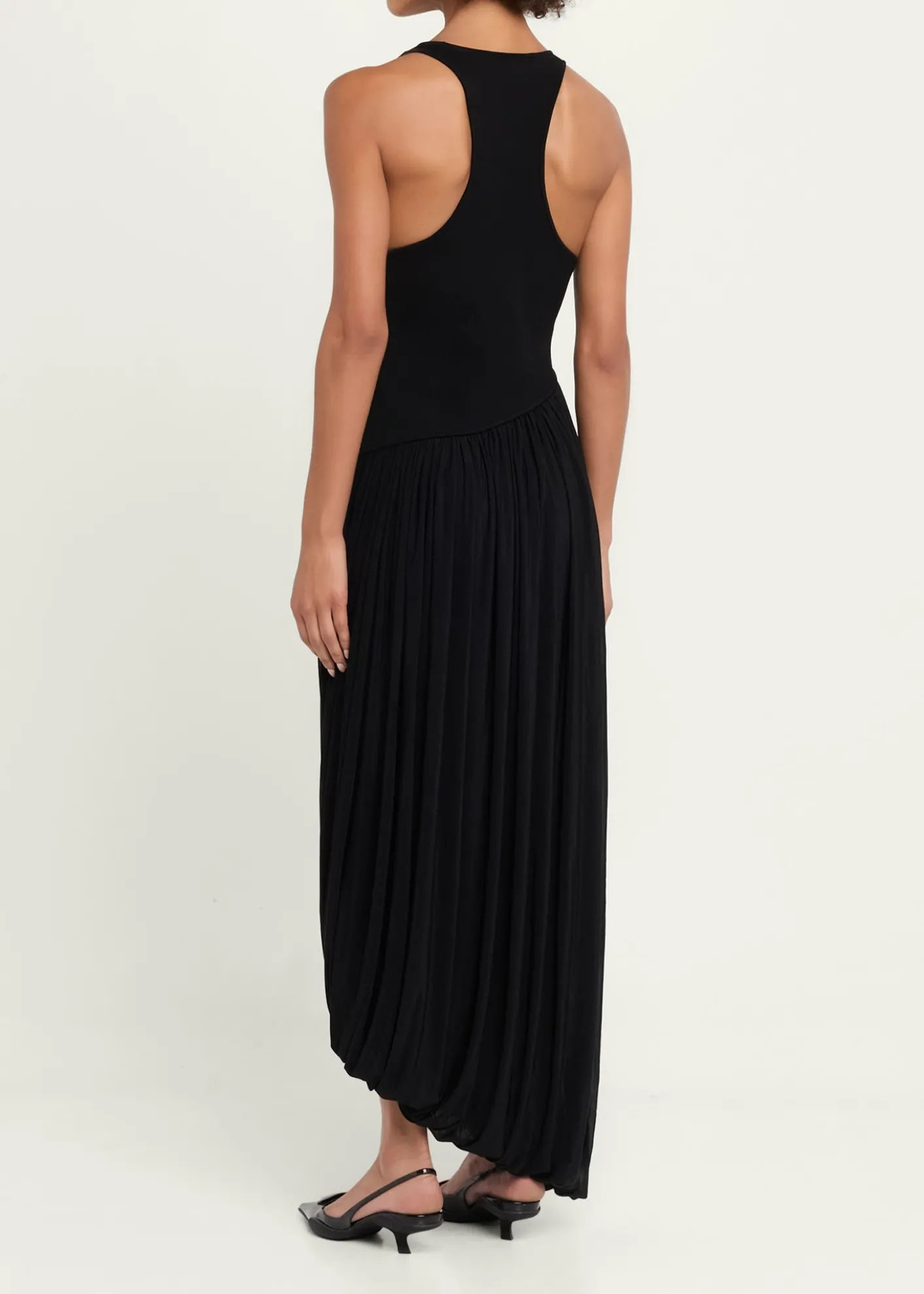 Ronny KoboMeyer Racerback Knit High-Low Maxi Dress