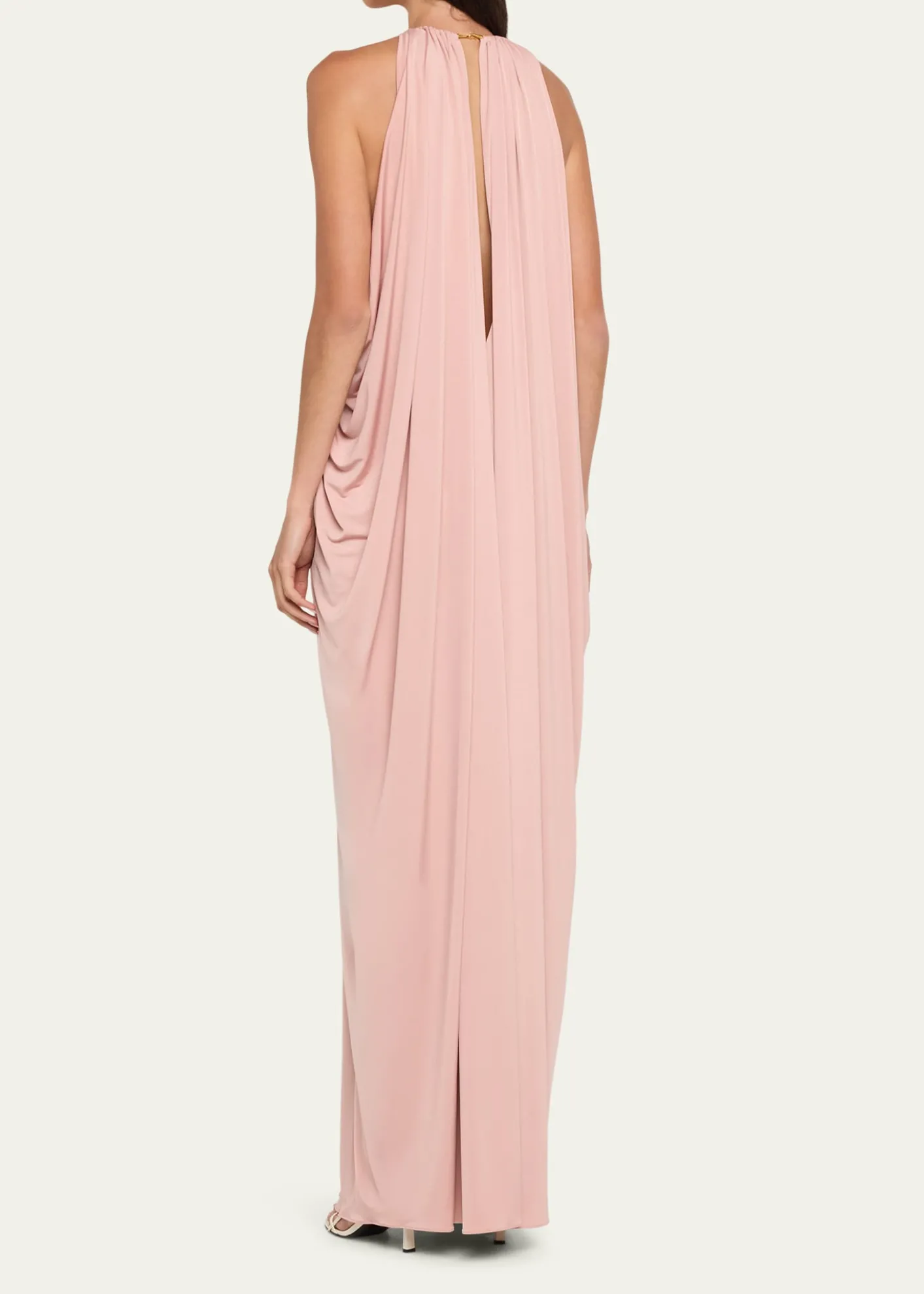 Ronny KoboRhodes Draped Jersey Halter Maxi Dress
