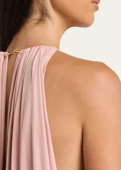 Ronny KoboRhodes Draped Jersey Halter Maxi Dress