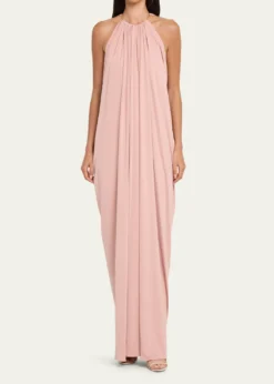 Ronny KoboRhodes Draped Jersey Halter Maxi Dress