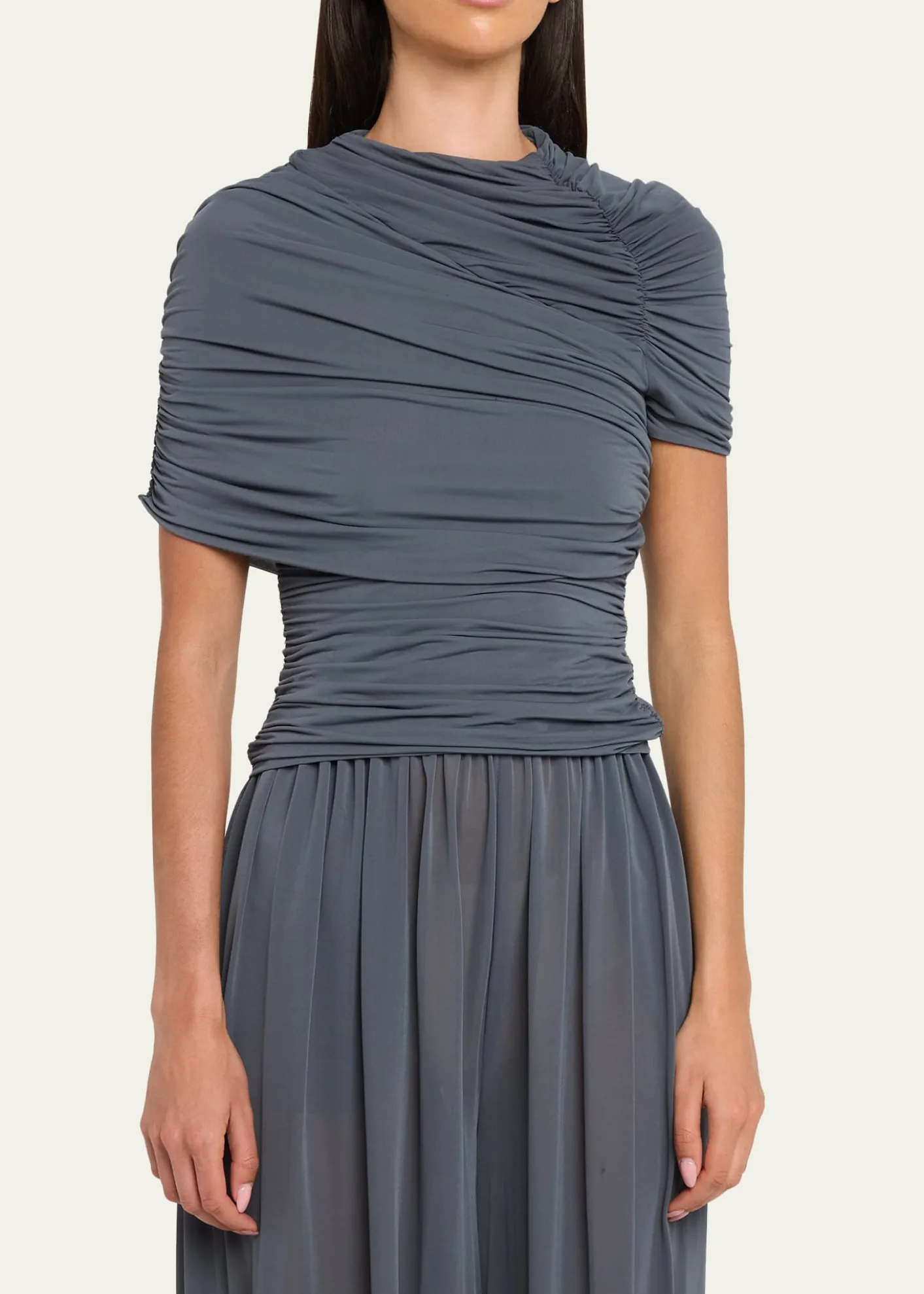 Ronny KoboVega Ruched Jersey Top