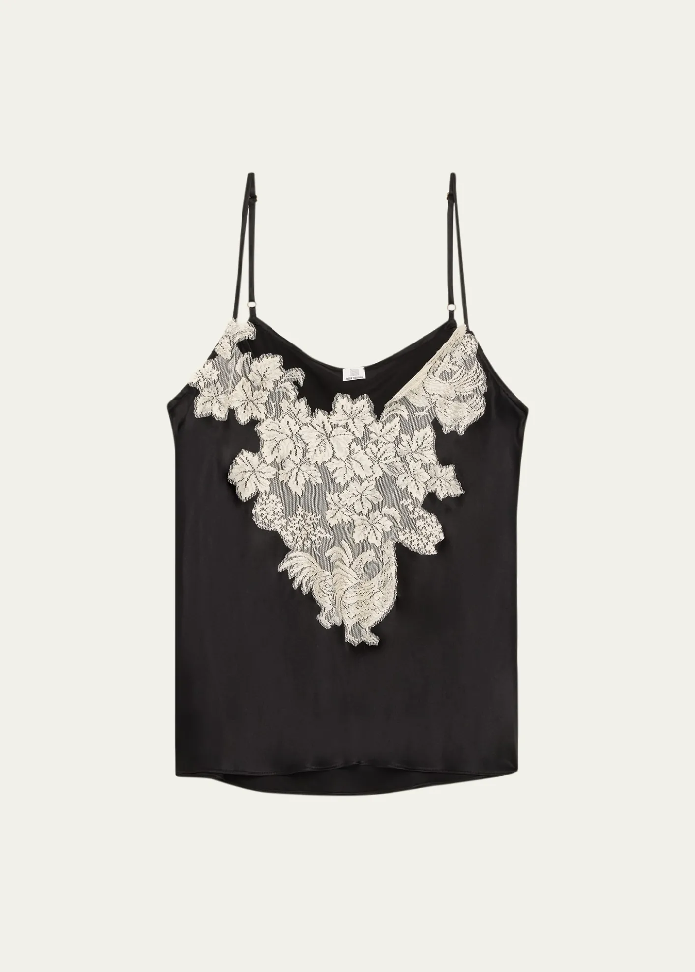 Rosie AssoulinChicken Lace Inset Satin Cami Top