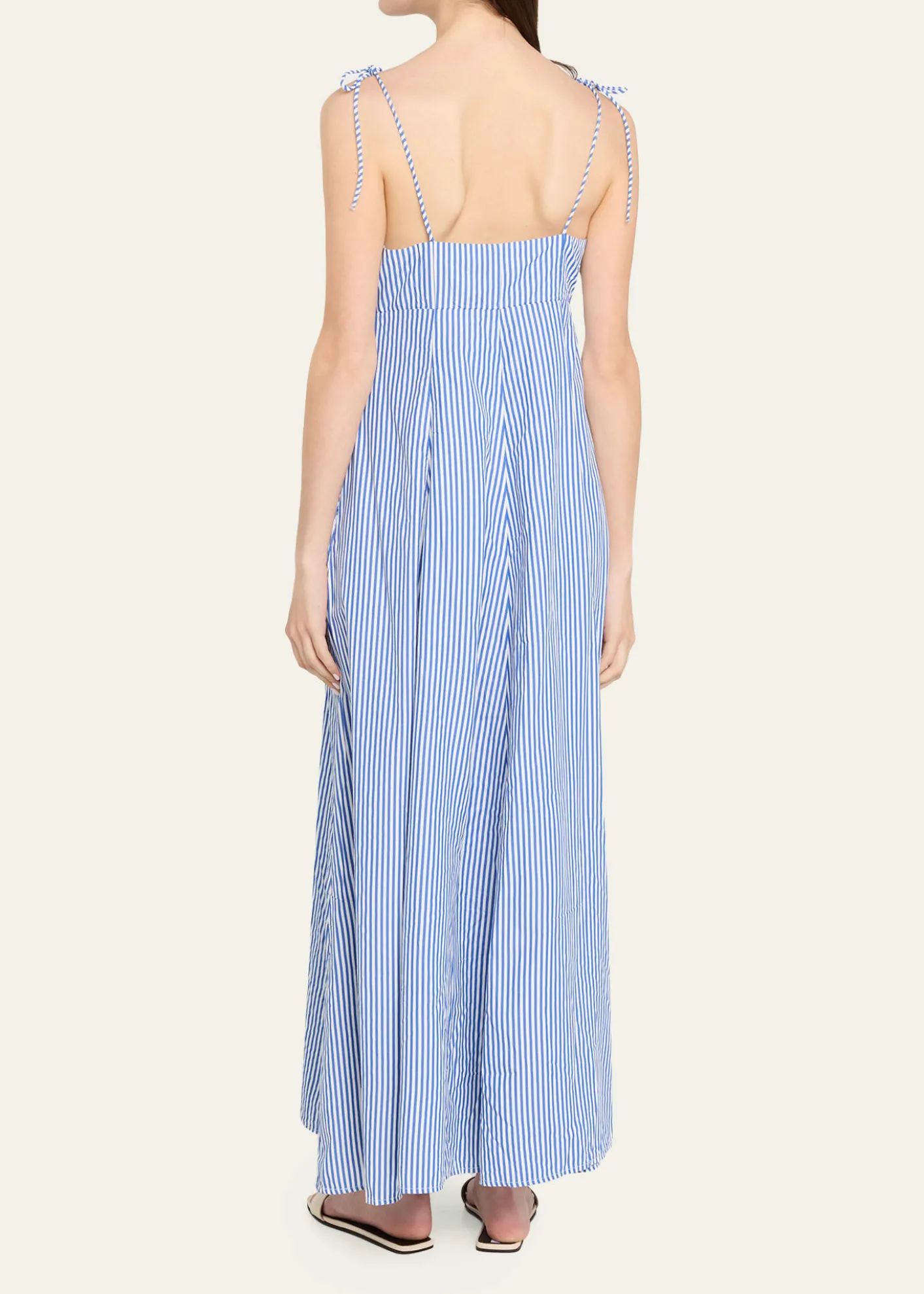 Rosie AssoulinHigh Garden Striped Button-Front Maxi Dress