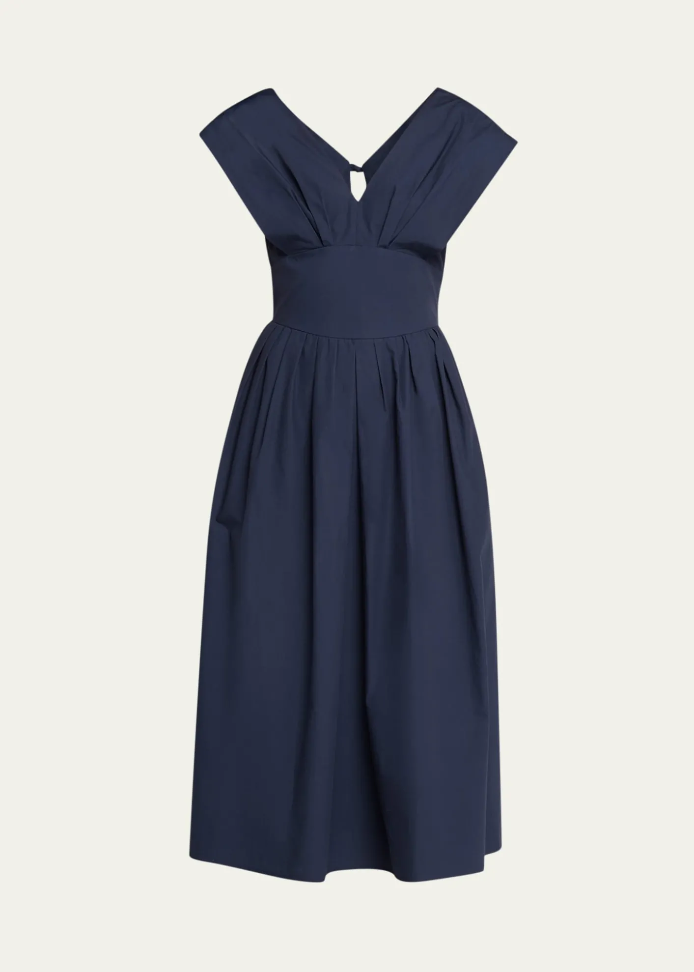 Rosie AssoulinIn Full Bloom Pleated Taffeta Midi Dress