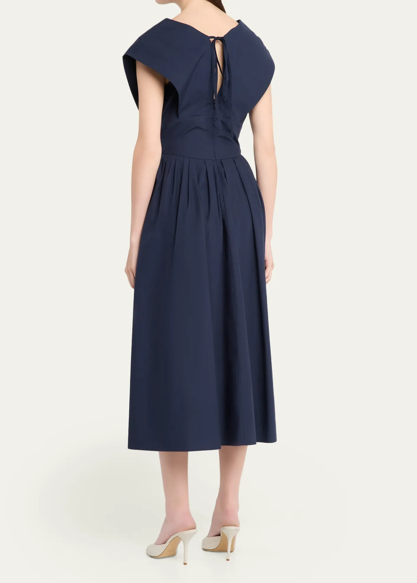 Rosie AssoulinIn Full Bloom Pleated Taffeta Midi Dress