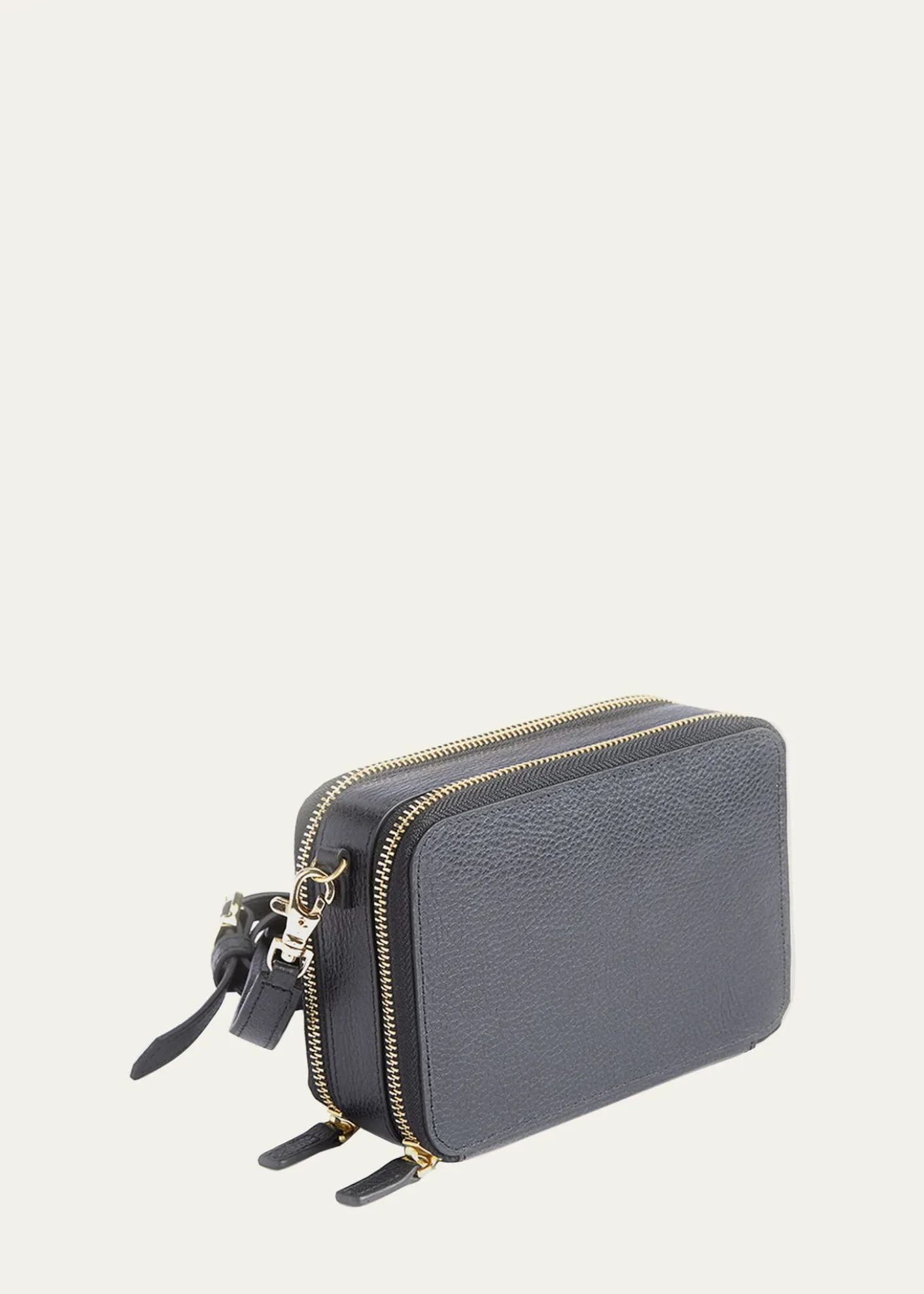 ROYCE New YorkMonogrammed Leather Crossbody Bag, Personalized