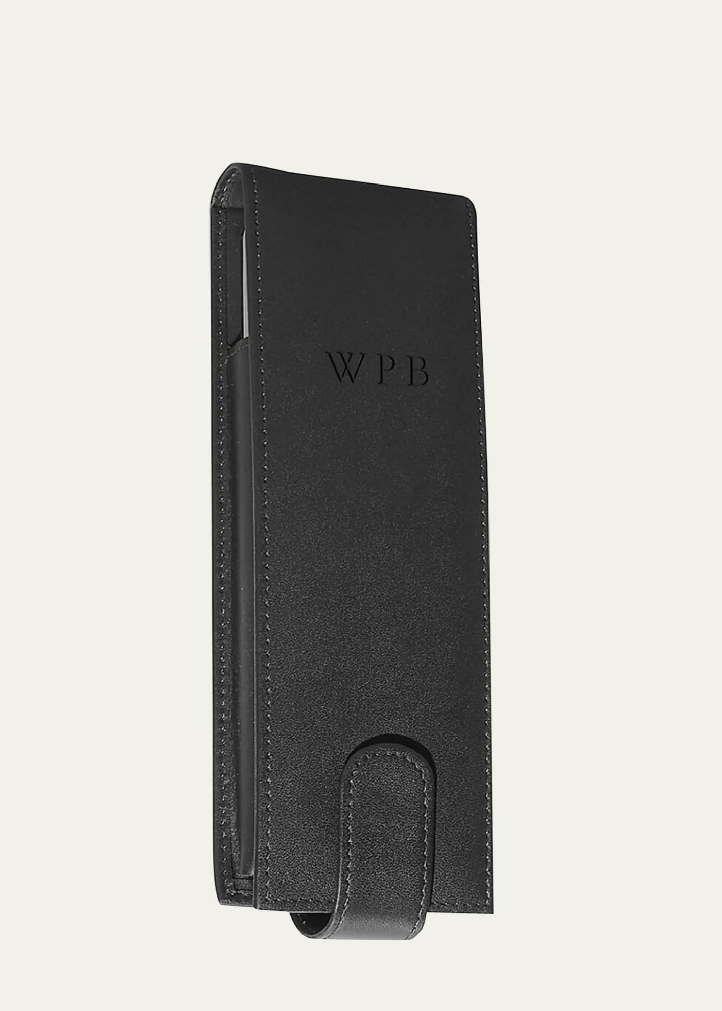 ROYCE New YorkMonogrammed Cigar & Flask Leather Carrying Case, Personalized