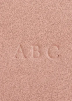ROYCE New YorkMonogrammed Compact Leather Toiletry Bag, Personalized