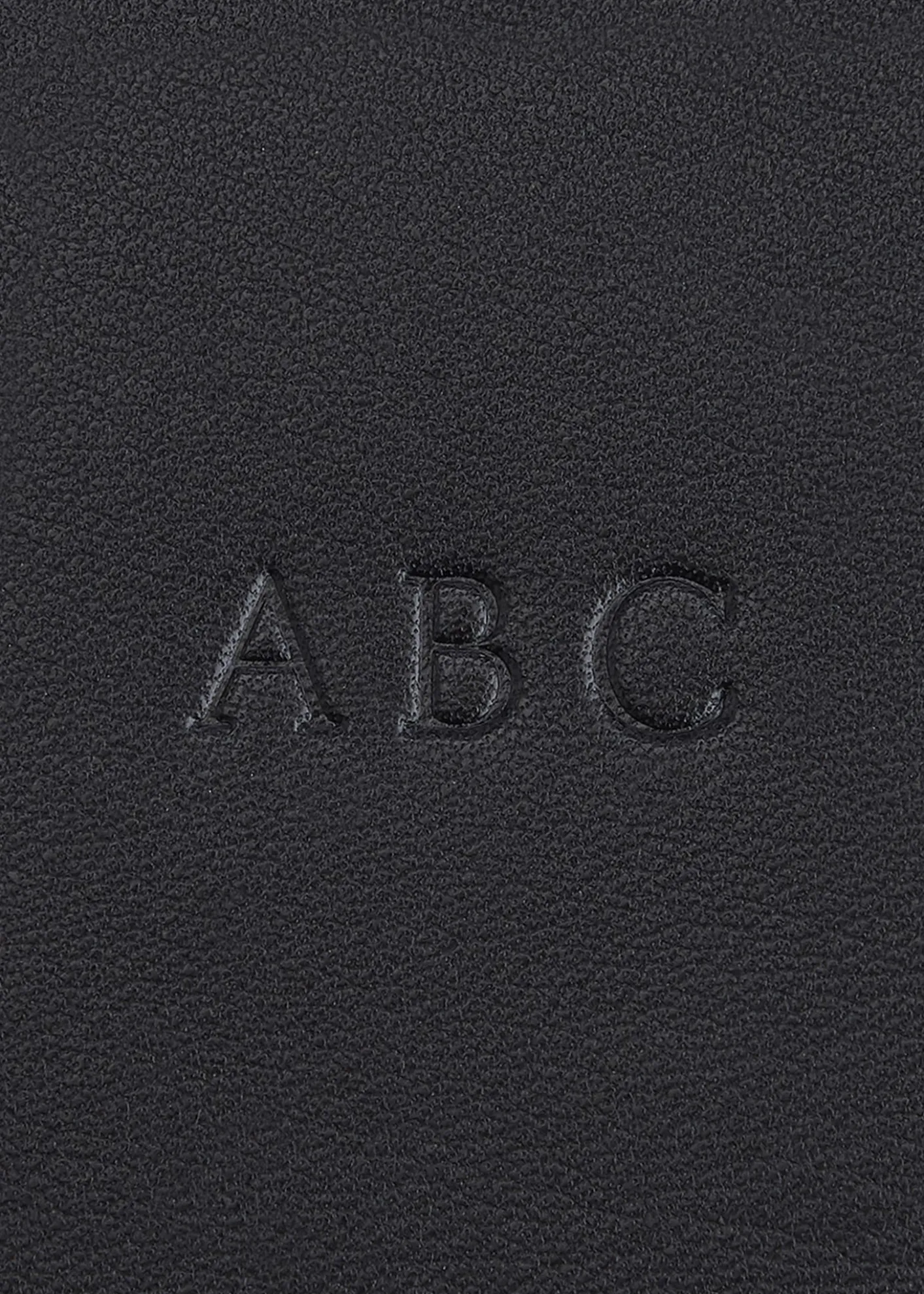 ROYCE New YorkMonogrammed Leather Overnight Duffel Bag, Personalized
