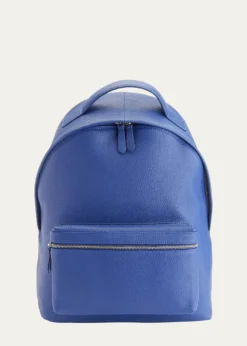 ROYCE New YorkMonogrammed Leather 13" Laptop Backpack