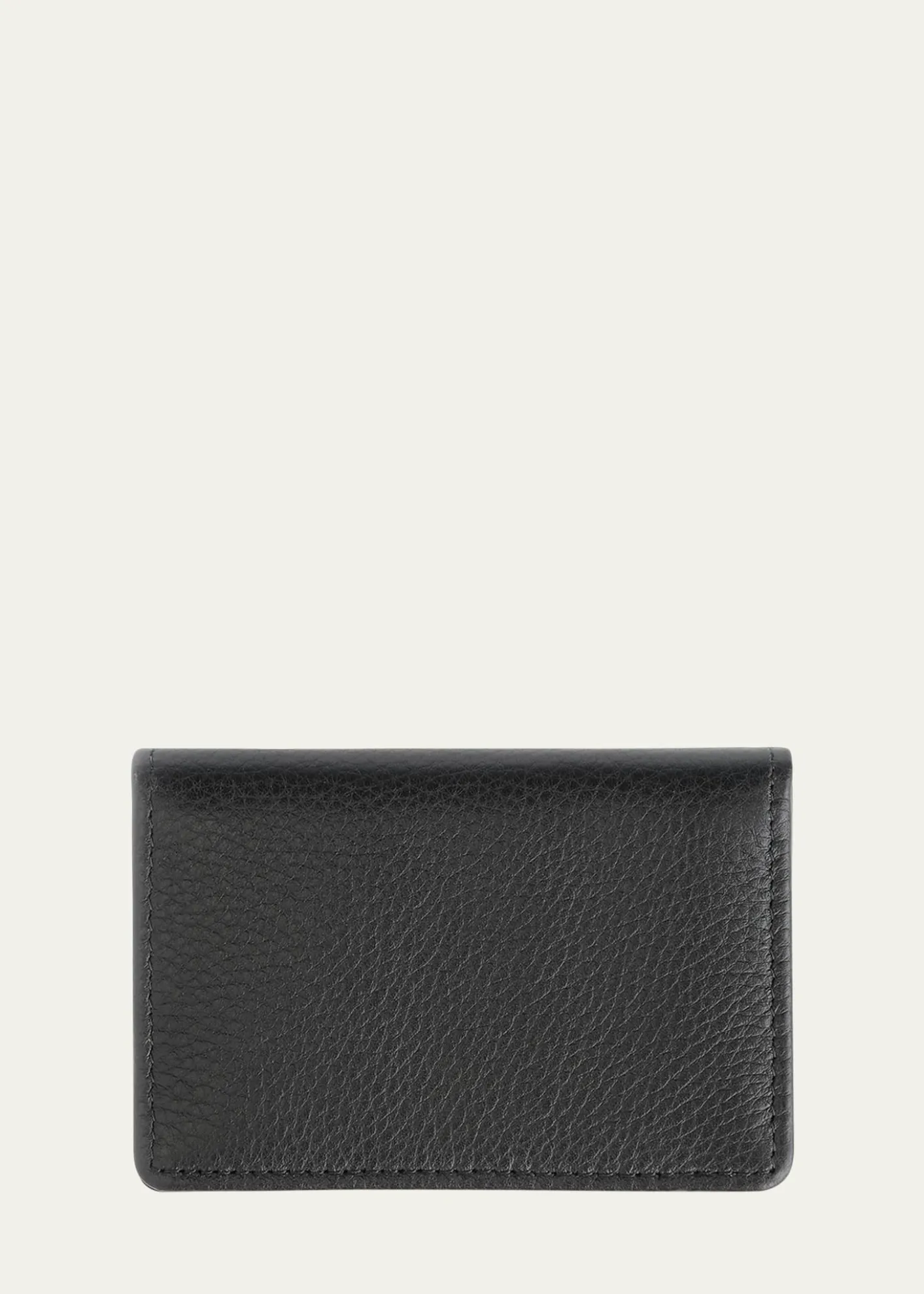 ROYCE New YorkMonogrammed Leather Card Holder Wallet, Personalized