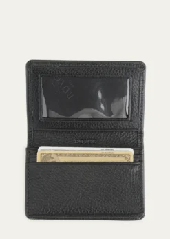 ROYCE New YorkMonogrammed Leather Card Holder Wallet, Personalized