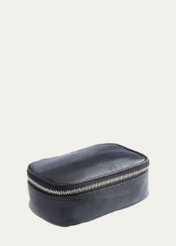 ROYCE New YorkMonogrammed Travel Tech Organizer Leather Case, Personalized
