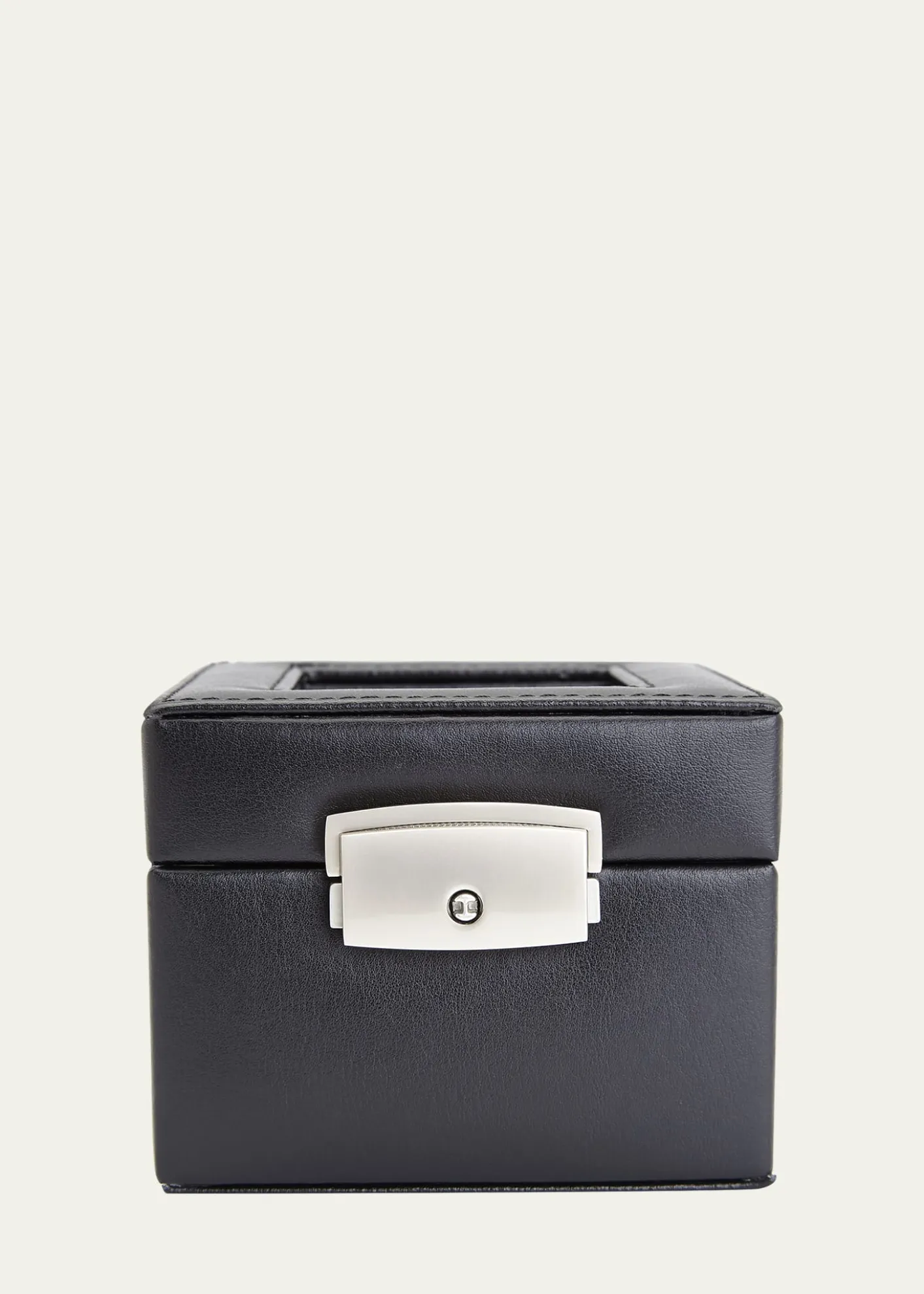 ROYCE New YorkPersonalized Leather 2-Watch Display Case
