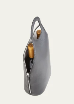 ROYCE New YorkPersonalized Leather Double Wine Champagne Carrying Case