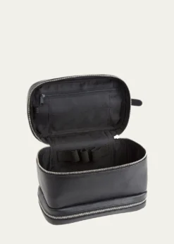 ROYCE New YorkPersonalized Leather Makeup Bag Train Case