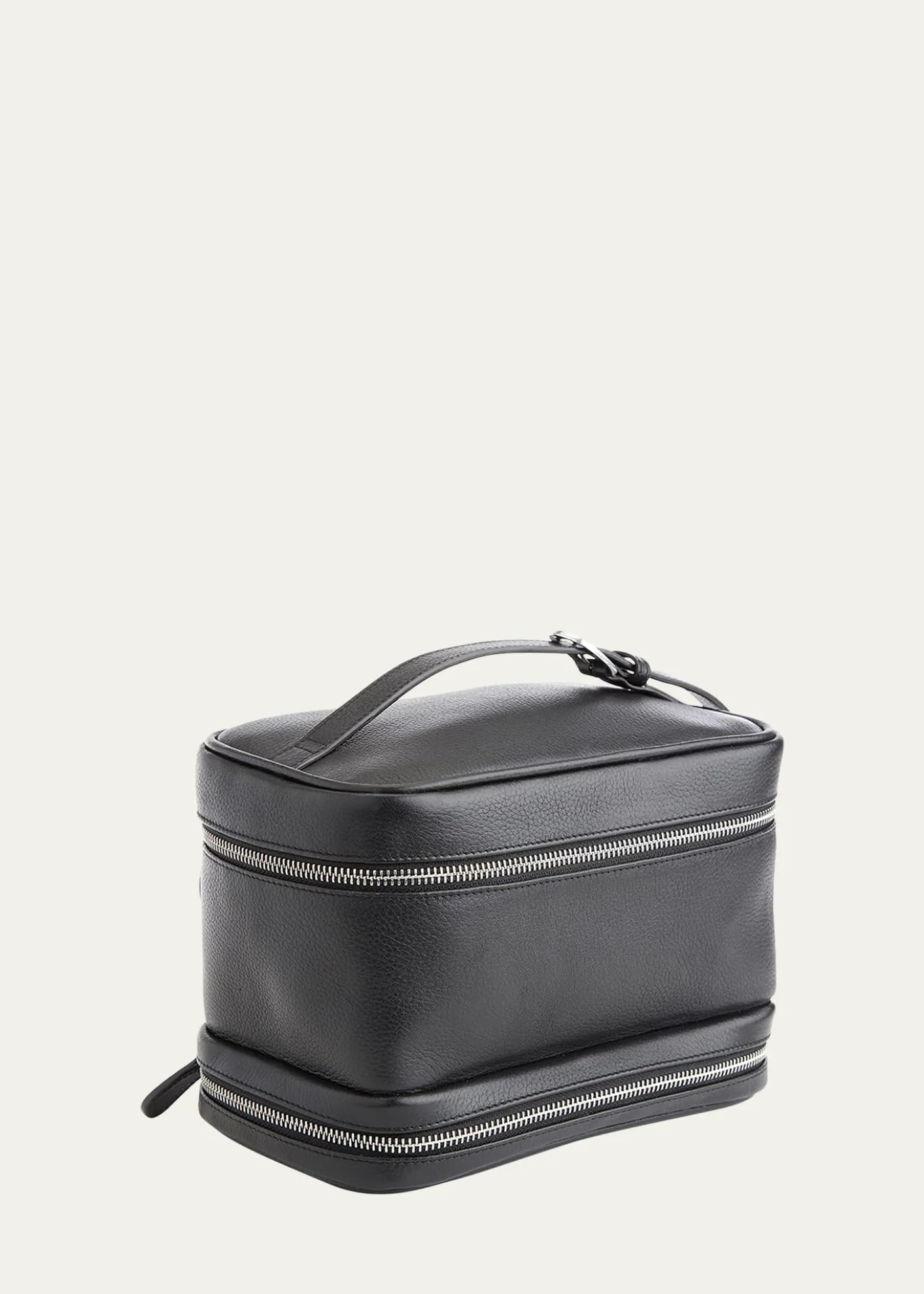 ROYCE New YorkPersonalized Leather Makeup Bag Train Case