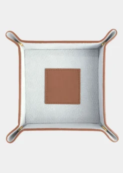 ROYCE New YorkPersonalized Suede & Leather Catchall Valet Tray