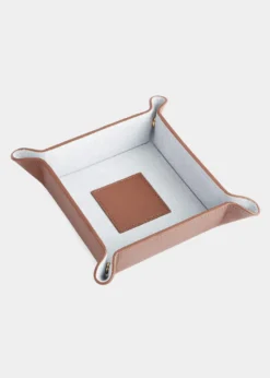 ROYCE New YorkPersonalized Suede & Leather Catchall Valet Tray
