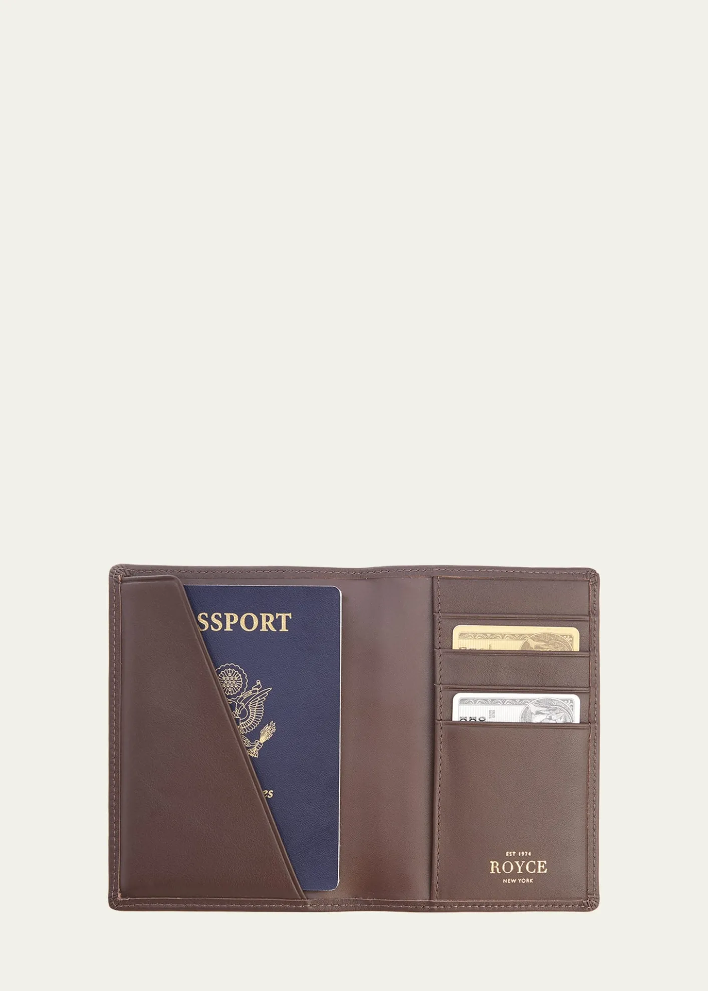 ROYCE New YorkRFID Blocking Passport Case, Personalized