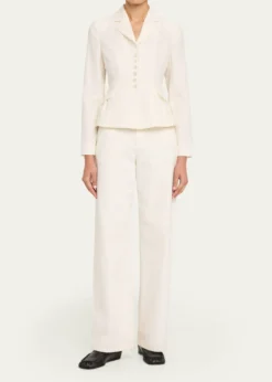 RUADHThe Blair Slim Wool-Silk Jacket