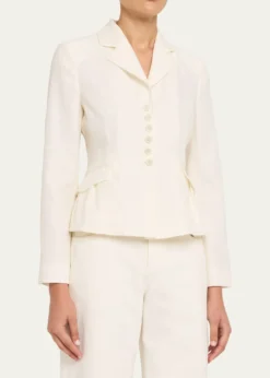 RUADHThe Blair Slim Wool-Silk Jacket