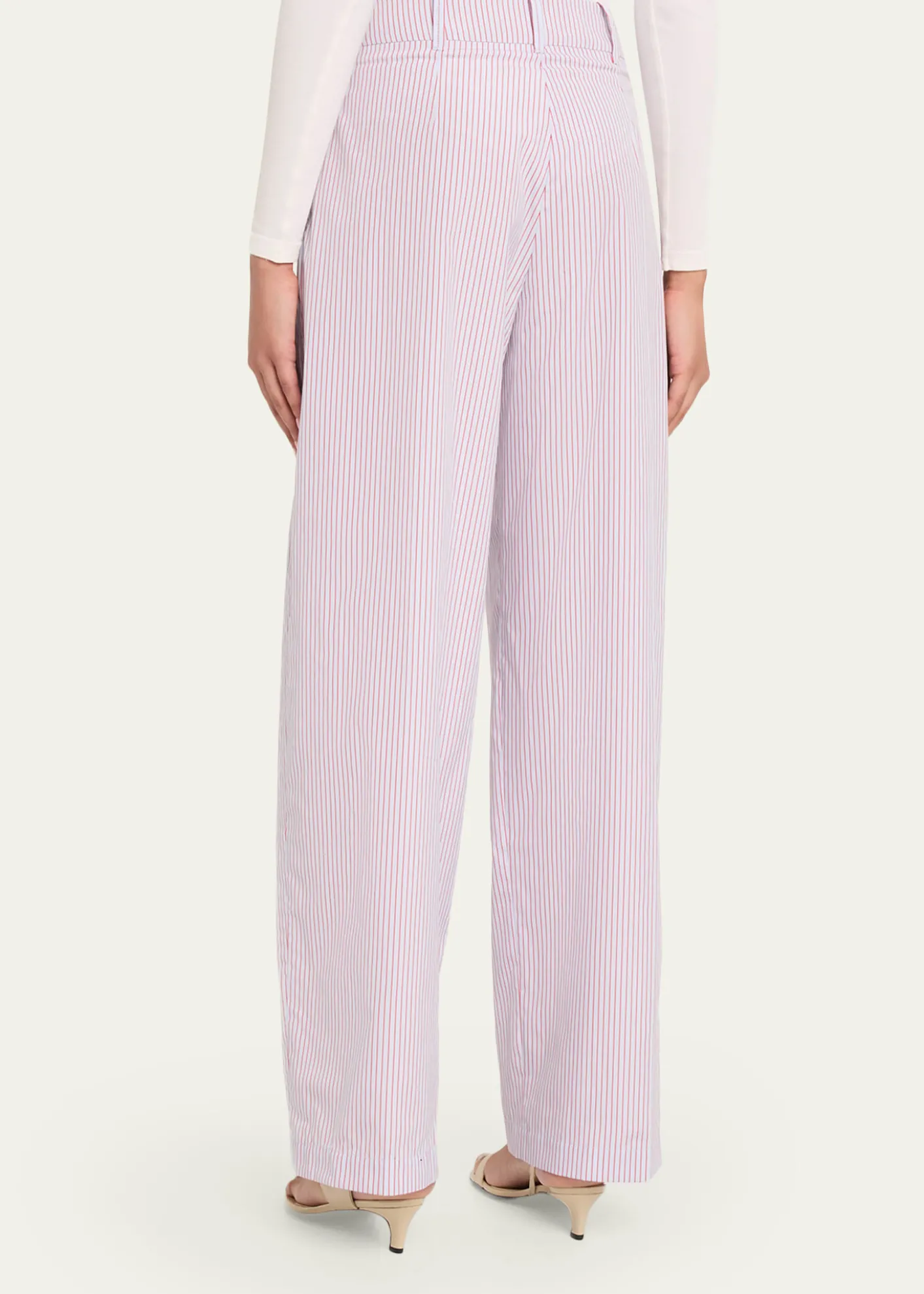 RUADHThe Dean Pinstripe Organic Cotton Pants