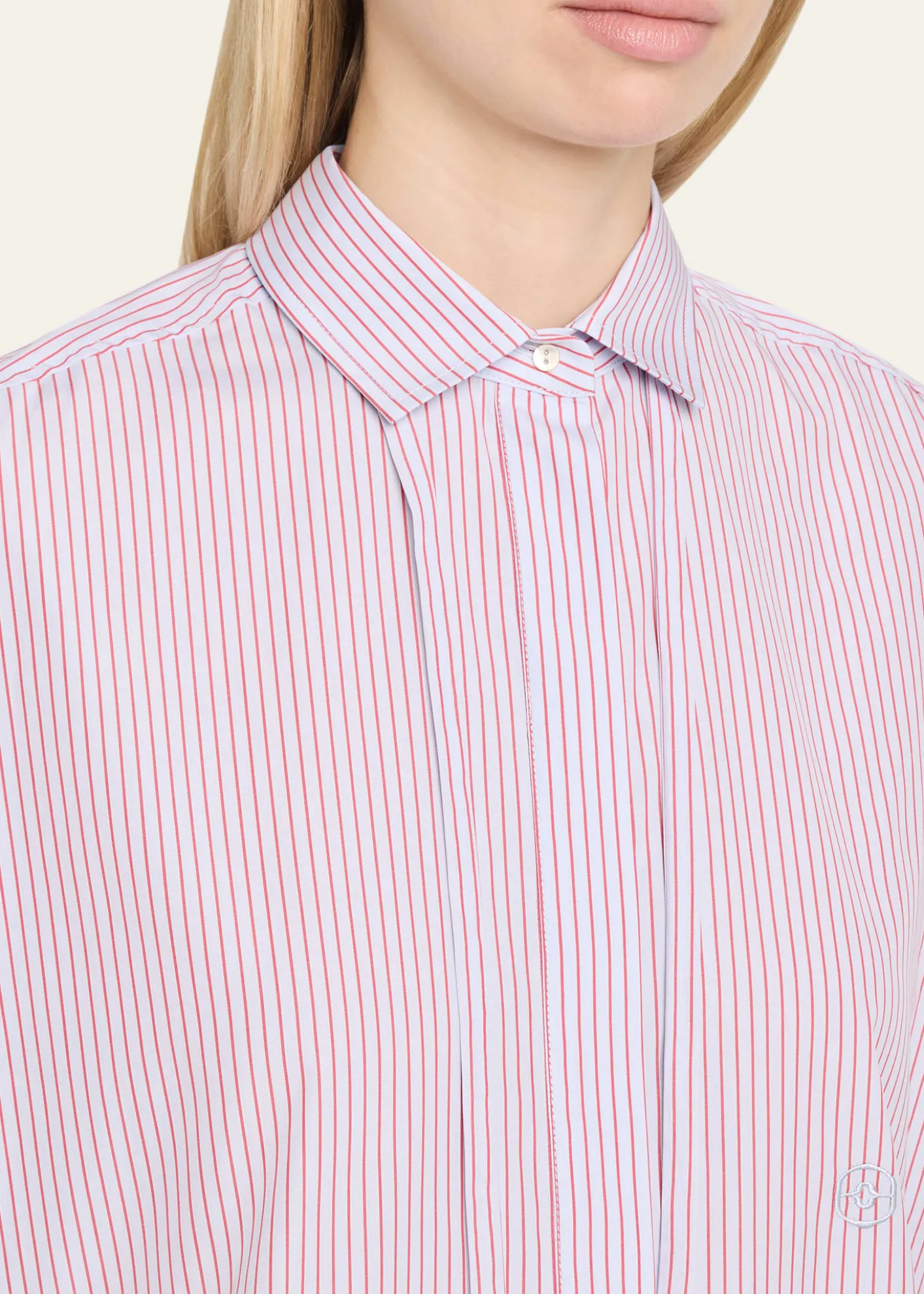 RUADHThe Dune Striped Cotton Button-Down Shirt