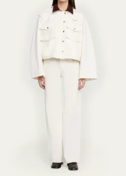 RUADHThe Henderson Oversized Cotton Canvas Jacket