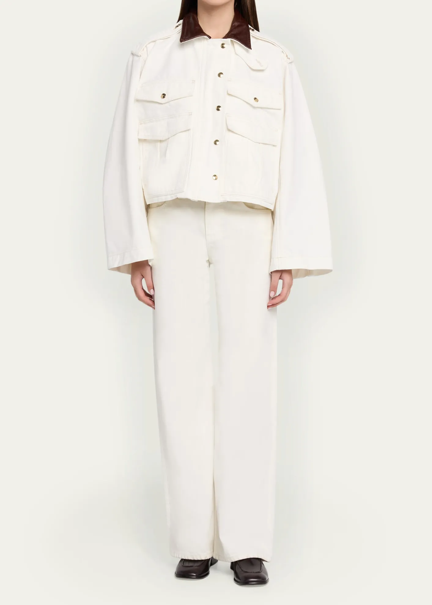 RUADHThe Henderson Oversized Cotton Canvas Jacket