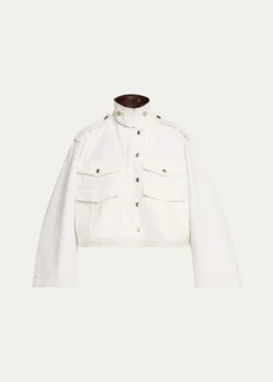 RUADHThe Henderson Oversized Cotton Canvas Jacket