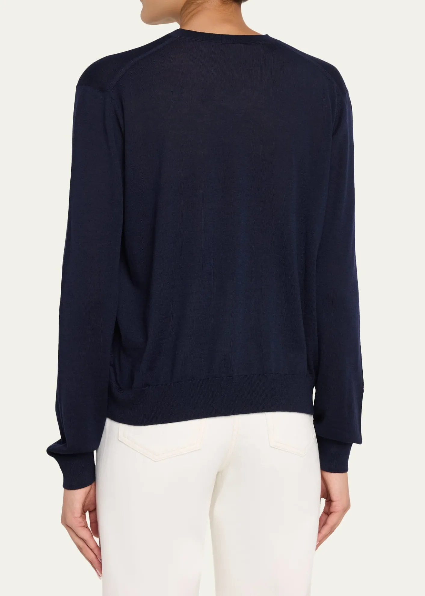 RUADHThe Oscar V-Neck Wool Sweater