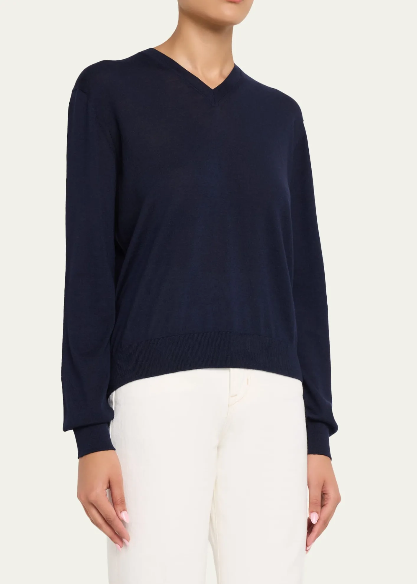 RUADHThe Oscar V-Neck Wool Sweater