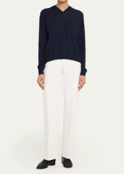 RUADHThe Oscar V-Neck Wool Sweater