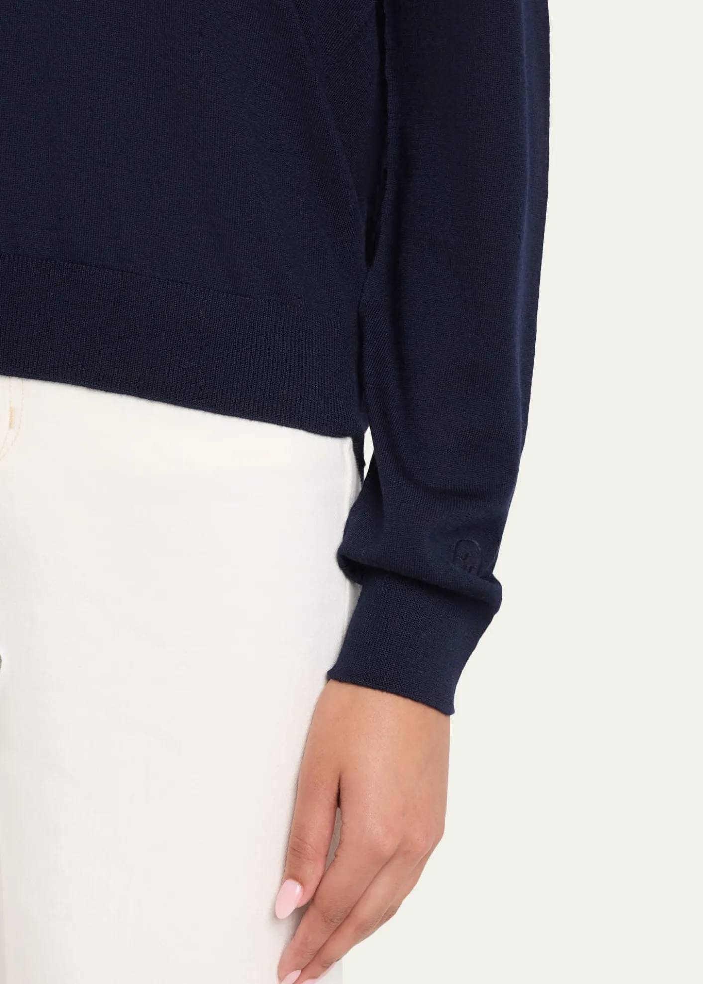 RUADHThe Oscar V-Neck Wool Sweater